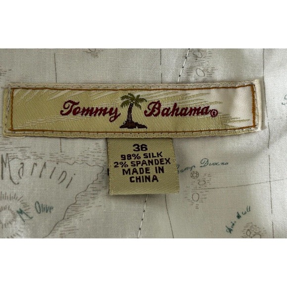 Tommy Bahama Chino‎ Pants Mens 36 Olive Green Silk Blend Straight Leg Pockets - Picture 4 of 11